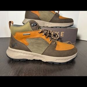 Forsake Wild Sky Waterproof Mid Running Shoes Sneakers Brown/Multi Mens 9